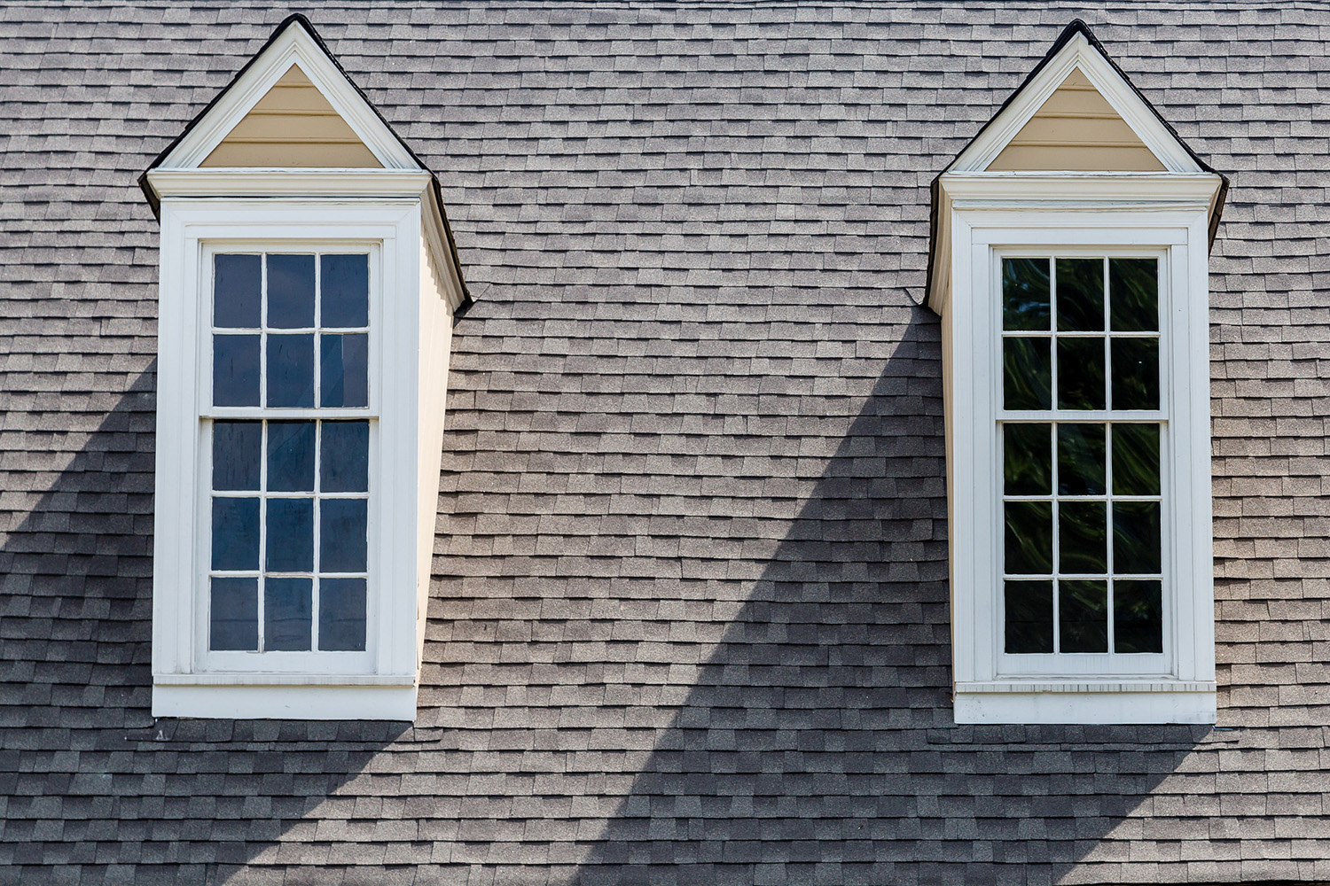 Two Dormers on Asphalt Roof